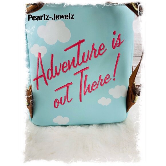 Loungefly Disney Pixar UP Carl & Ellie Kids House Balloons Mini Backpack NWT